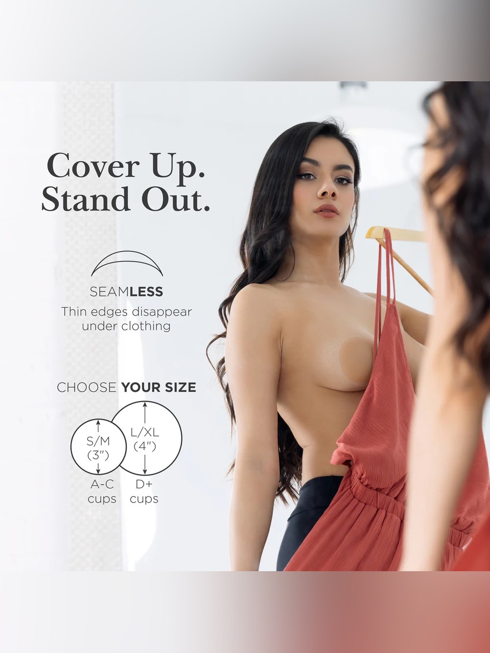 Nippies Adhesive Nipple Covers in Caramel SZ 1 (A-C) NIB MSRP $29 - Picture 4 of 5
